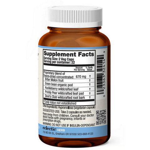 Eclectic Herb, Blood Sugar Balance, 45 Caps Eclectic Herb