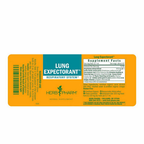 Herb Pharm, Lung Expectorant, 4 oz Herb Pharm