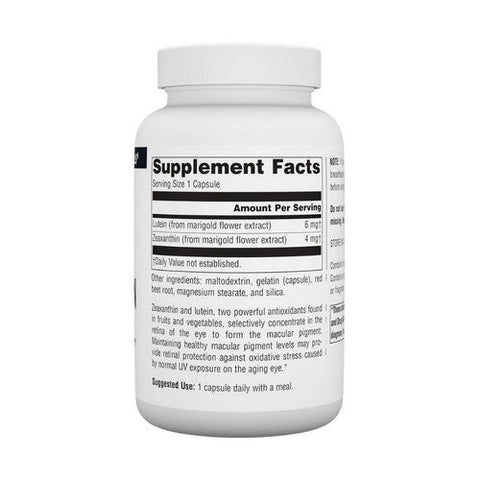 Source Naturals, Zeaxanthin with Lutein, 10mg, 120 Caps Source Naturals