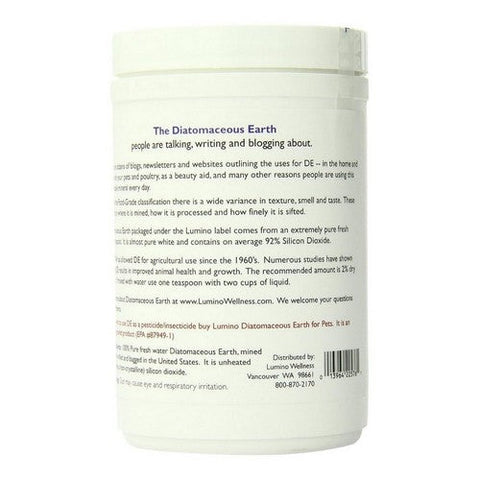 Lumino, Pure Food Grade Diatomaceous Earth, 9 Oz Lumino
