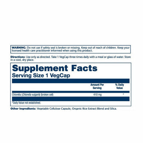 Solaray, Chlorella, 410 mg, 100 Caps Solaray