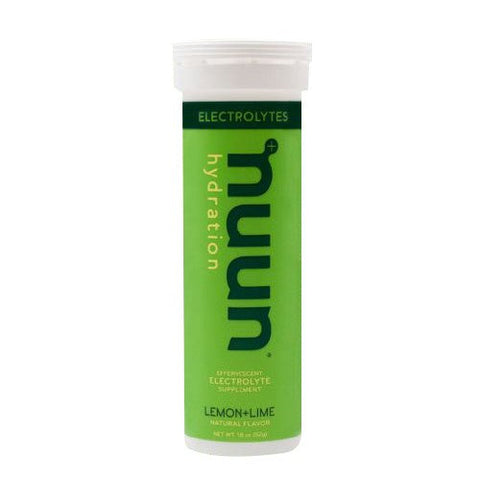 Nuun, Natural Electrolyte Enhanced, Lemon+Lime 10 Tabs Nuun