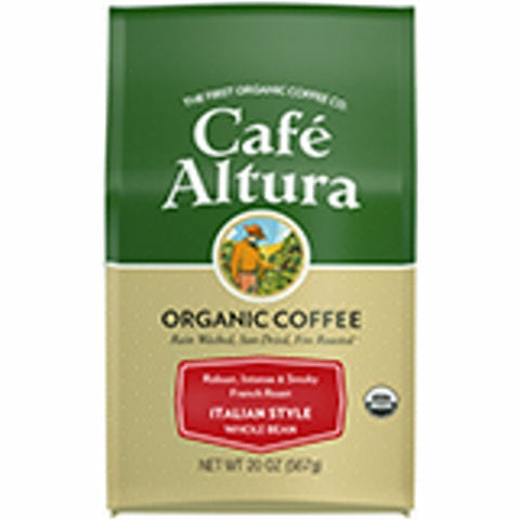 Cafe Altura, Italian Roast Whole Bean Coffee, 1.25 lbs Cafe Altura