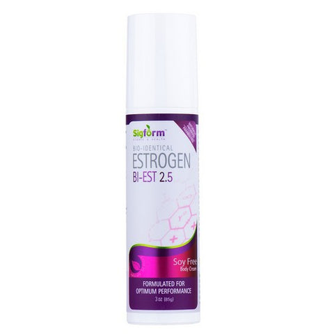 Estrogen Bi-Est 2.5 Cream 3 Oz by Sigform