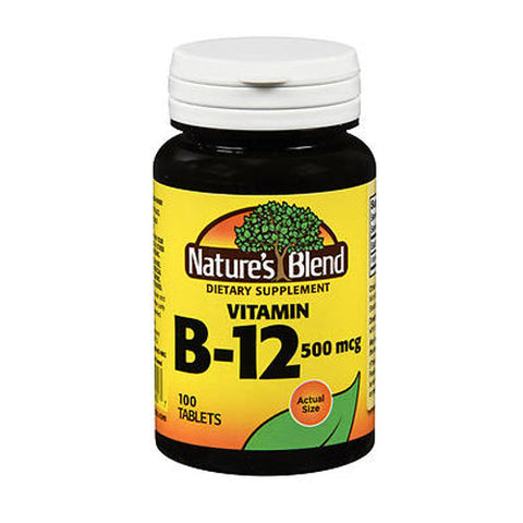 Nature's Blend, Nature's Blend Vitamin B12 Tablets, 100 mcg, 100 Tabs Nature's Blend