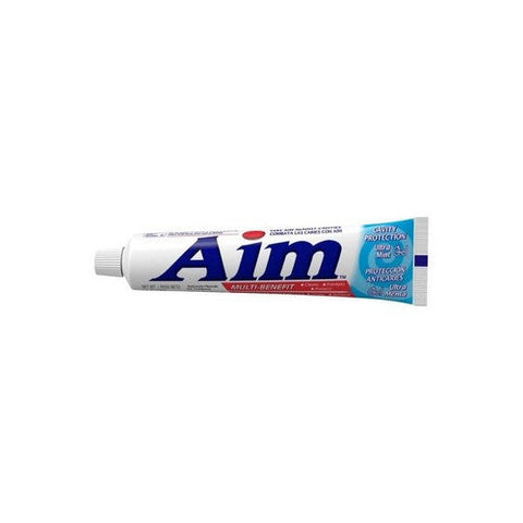 Aim, Cavity Protection Anticavity Fluoride Gel Toothpaste Ultra Mint, 5.5 Oz Aim