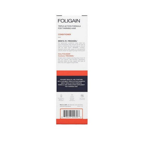 Foligain, Men's Stimulating Conditioner For Thinning Hair 2% Trioxidil, 8 Oz Foligain