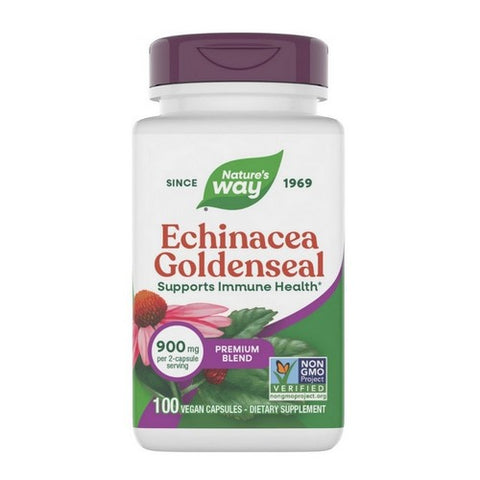 Echinacea Goldenseal Premium Blend 100 Caps by Nature's Way