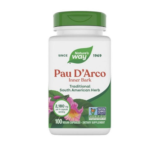 Pau D’Arco Inner Bark 100 Veg Caps by Nature's Way