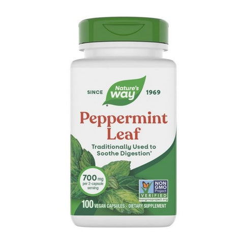 Peppermint Leaf 100 Caps by Nature's Way