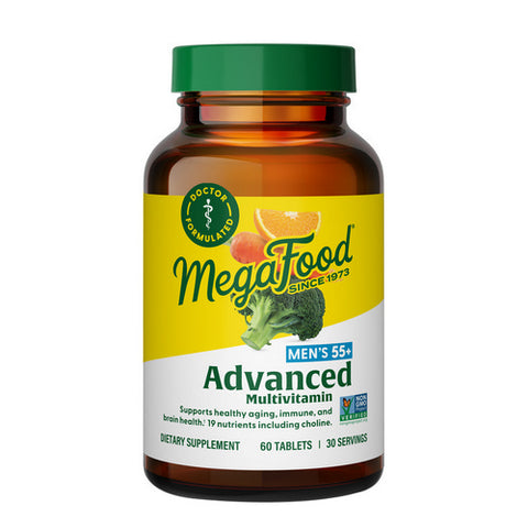 Men's 55+ Advanced Multivitamin 60 Tabs by MegaFood