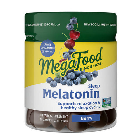 Melatonin Berry Good Sleep Berry, 54 Gummies by MegaFood