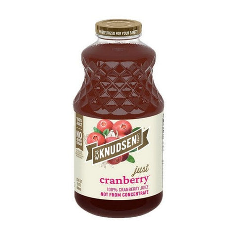 Rw Knudsen Family, Just Cranberry Juice, Case of 6 X 32 Oz Rw Knudsen Family