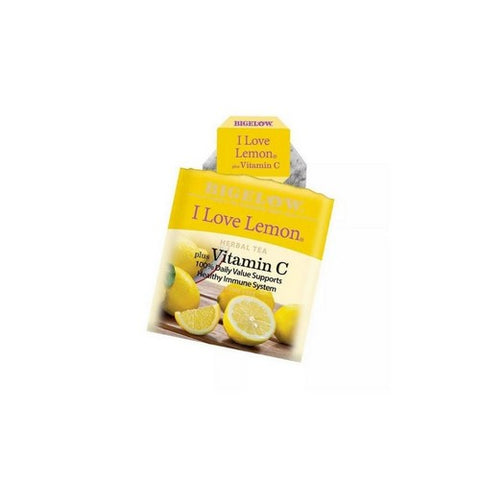 Bigelow, I Love Lemon Herbal Tea, 1.28 Oz (Case of 6) Bigelow
