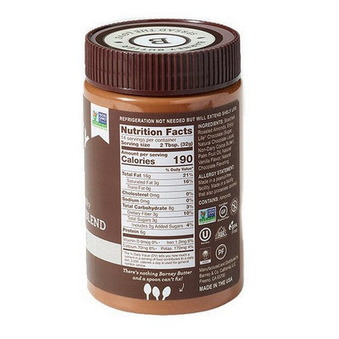 Barney Butter, Nut Butter Almond Chocola, 10 Oz(Case Of 6) Barney Butter