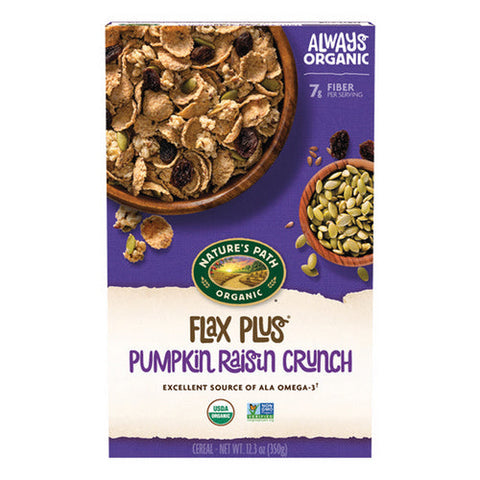 Organic Flax Plus Pumpkin Raisin Crunch 12.35 Oz(Case Of 12) by Natures Path
