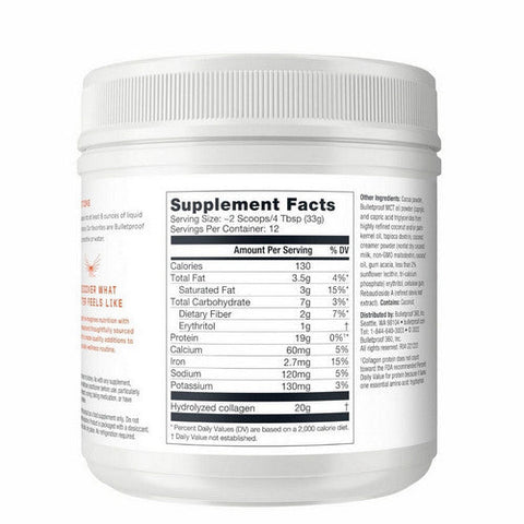 Bulletproof, Collagen Protein Powder Chocolate, 14.3 Oz Bulletproof