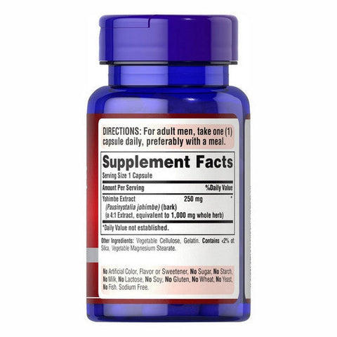 Puritan's Pride, Yohimbe Extract, 1000 mg, 50 Rapid Release Capsules Puritan's Pride