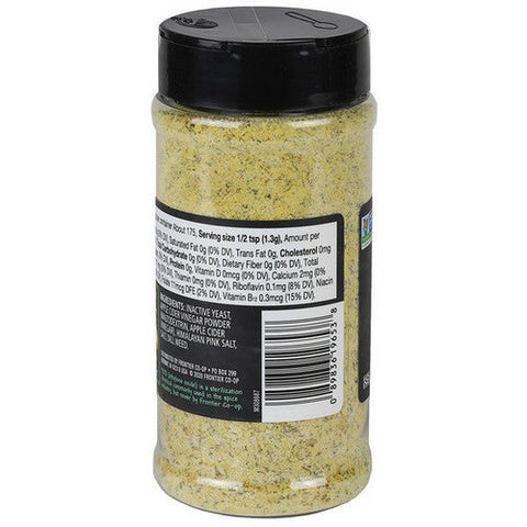 Frontier Coop, Nutritional Yeast Blend Dill And Vinegar, 8.01 Oz Frontier Coop