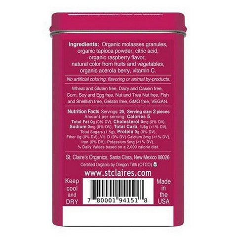 South Of France Soaps, Organics Raspberry Tarts, 1.5 Oz St. Claire's