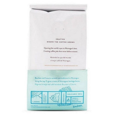 Twin Engine Coffee, Organic Estate Breakfast Whole Bean Coffee, 14 Oz Twin Engine Coffee