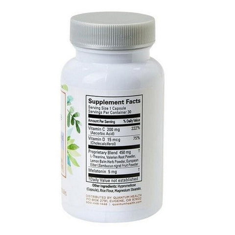 Quantum Health, Sleep + Immune Extra Strength, 5 Mg, 30 Caps Quantum Health