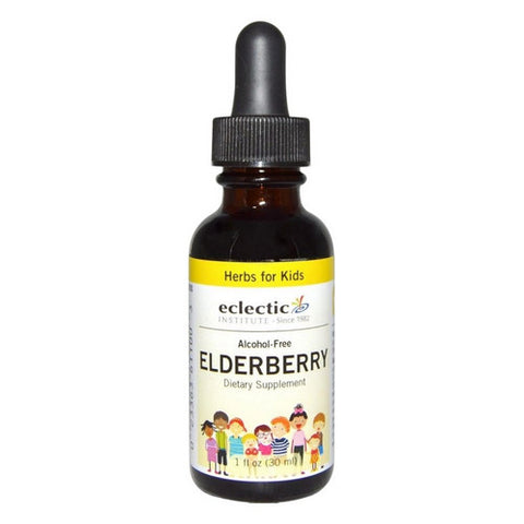 Elderberry with Vitamin C 1 Oz Alcohol free by Eclectic Herb
