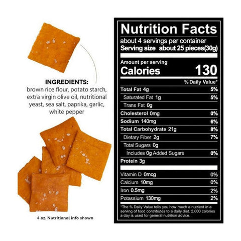 Every Body Eat, Cheese Less Snack Thins, 4 Oz(Case Of 6) Every Body Eat