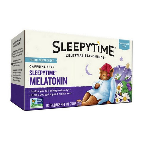 Sleepytime Melatonin Tea 18 Bags(Case Of 6) by Celestial Seasonings