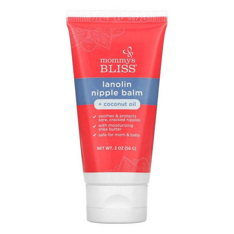 Mommys bliss, Lanolin Nipple Balm Breastfeeding Cream with Coconut Oil And Shea Butter, 2 Oz Mommys bliss