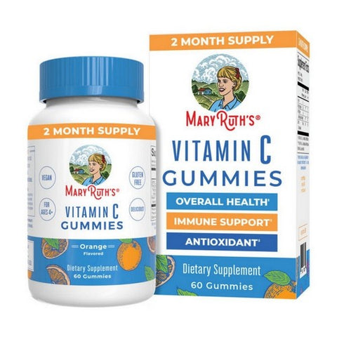 MaryRuth's, Adult Vitamin C Gummies Organic, 60 Gummies MaryRuth's