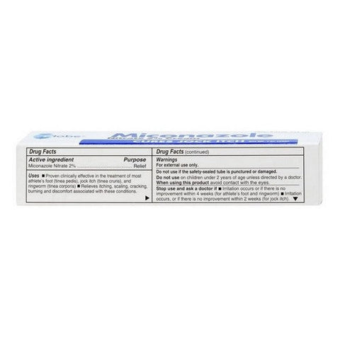 Globe, Miconazole 2% Antifungal Cream, 30 Grams Globe