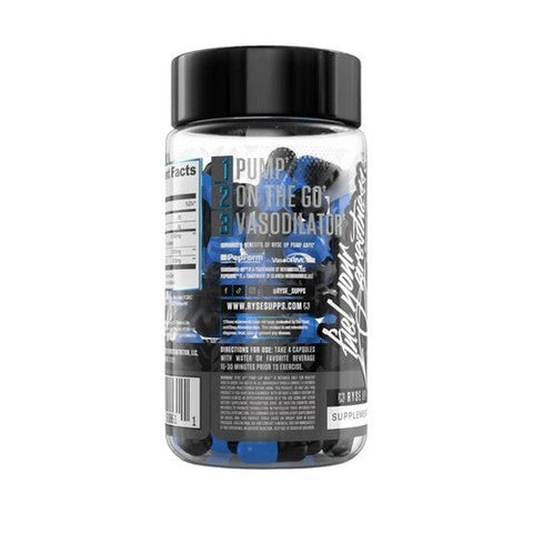Ryse Supplements, Pump Cap Max Project Blackout, 120 Caps Ryse Supplements