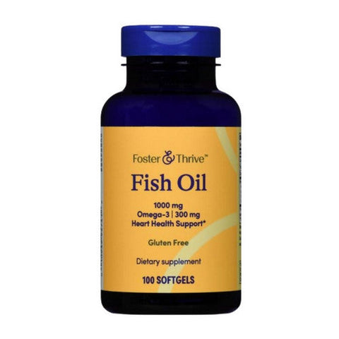 Foster And Thrive, Fish Oil, 1000 Mg, 100 Softgels Foster And Thrive