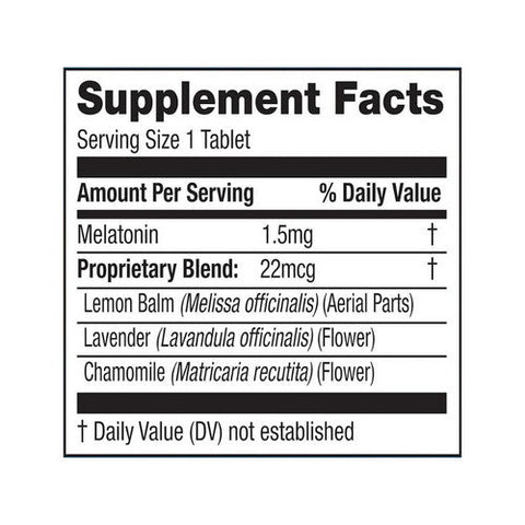 Midnite, Sleep Cycle Support Back To Sleep Melatonin, 1.5 Mg, 30 Tablets