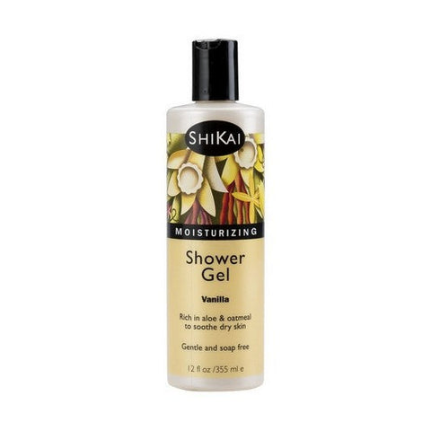 Shikai, Moisturizing Shower Gel Vanilla, French Vanilla 12 OZ Shikai
