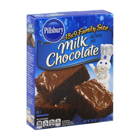 Milk Brownie Mix 18.4 Oz (Case Of 12) by Pillsbury
