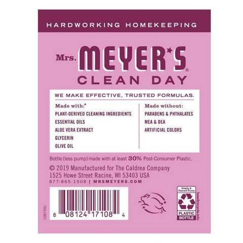 Mrs. Meyers Clean Day, Peony Hand Soap, 12.5 Oz Mrs. Meyers Clean Day