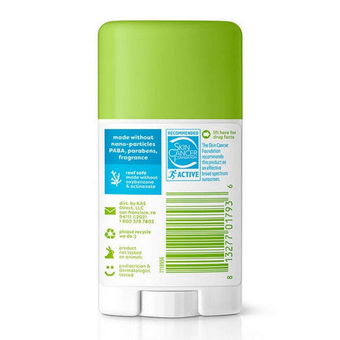 Babyganics, Fragrance-Free Kids Sunscreen Stick SPF 50, 1.6 Oz Babyganics