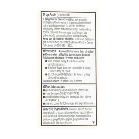 Foster And Thrive, Ibuprofen Coated Tablets, 200 Mg, 24 Tabs Foster And Thrive