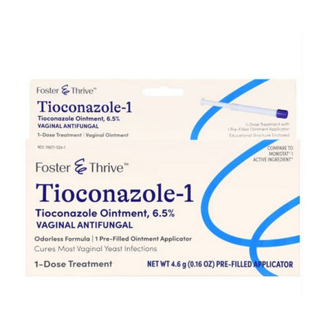 Foster And Thrive, Tioconazole-1 6.5% Ointment, 0.16 Oz Foster And Thrive