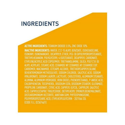 Cerave, Hydrating Mineral Sunscreen Spf 30 Face Sheer Tint Shade Medium, 1.7 Oz