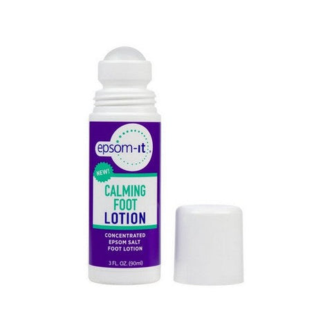 Epsom-It, Calming Foot Lotion Rollerball, 3 Oz Epsom-It