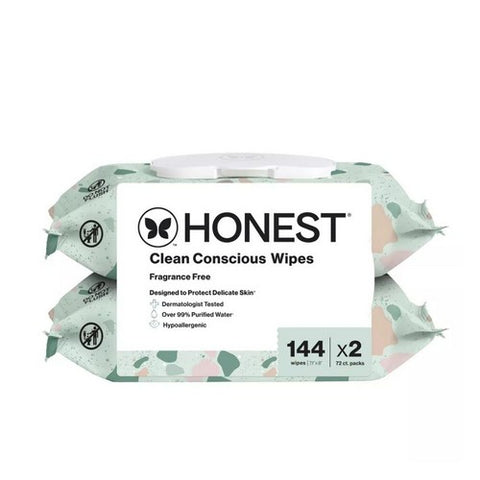 Clean Conscious Wipes 144 Count by The Honest Company
