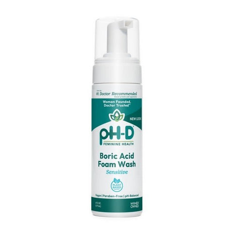 Boric Acid Foam Wash 6 Oz by ph-D Feminine Health