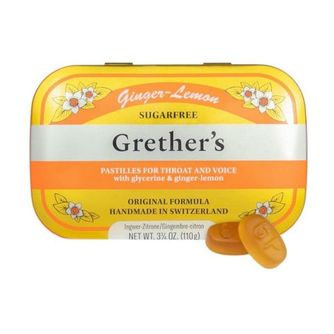 Sugarfree Ginger Lemon 3.75 Oz by Grether's