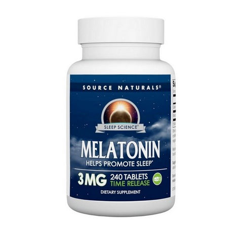 Timed Release Melatonin 240 Tabs by Source Naturals