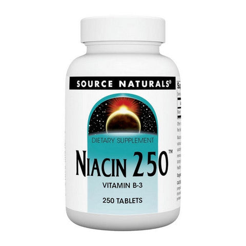 Source Naturals, Niacin, 250 mg, 250 Tabs Source Naturals