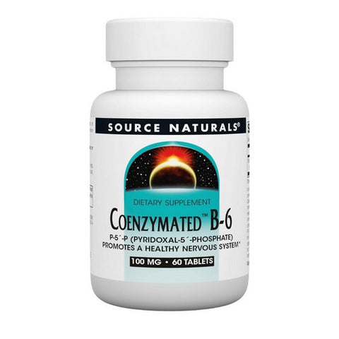 Source Naturals, Coenzymated B-6, 100 mg, 60 Tabs Source Naturals
