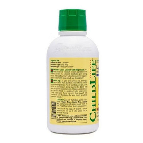 Child Life Essentials, Essentials Liquid Calcium With Magnesium Natural Orange, 16 Oz Child Life Essentials